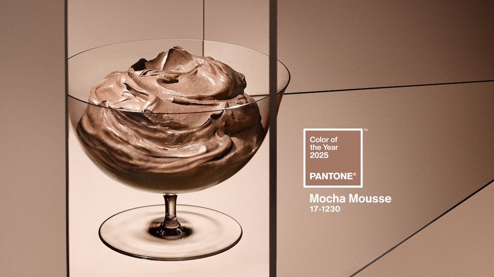 pantone farbe des Jahres 2025 mocha mousse