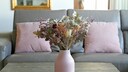 Trockenblumen in Ikea-Vase
