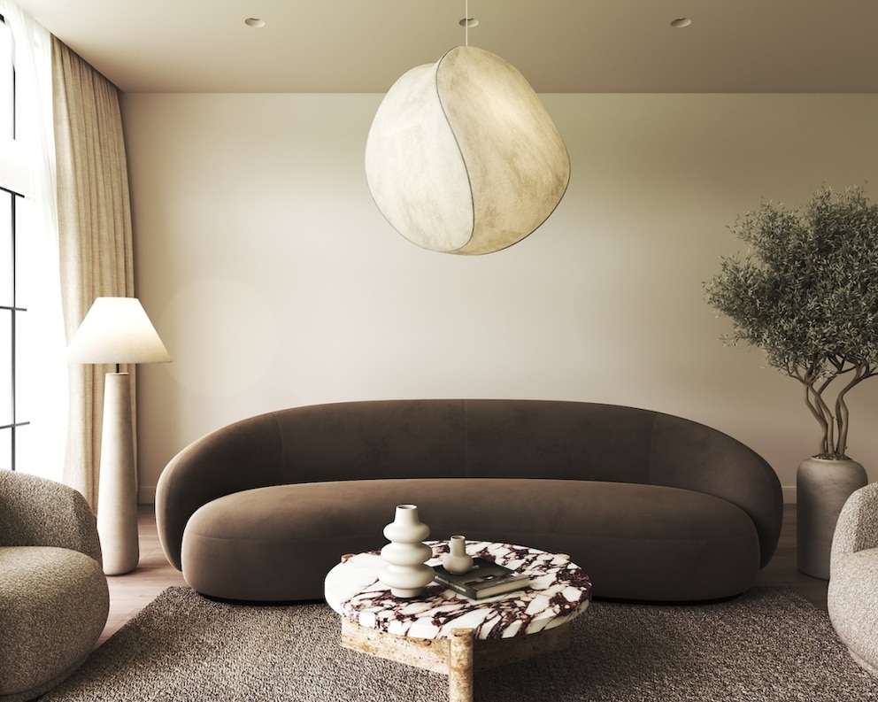 Organic forms as a lighting trend for 2025
