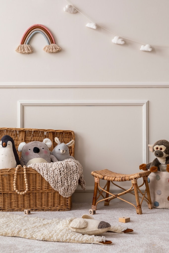 Nature-inspired designs in children's rooms