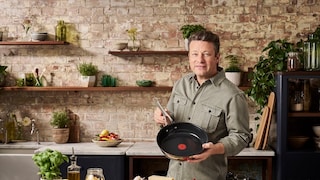 Edelstahlpfannen von Jamie Oliver und Tefal