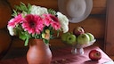 Schnittblumen sollten nur für einen begrenzten Zeitraum neben Obst platziert werden