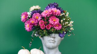 Ausgefallene Vase in der Wohnung