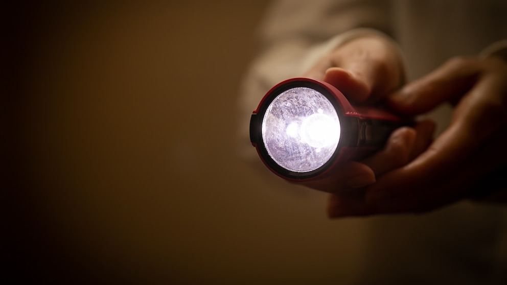 Taschenlampe bei Stromausfall