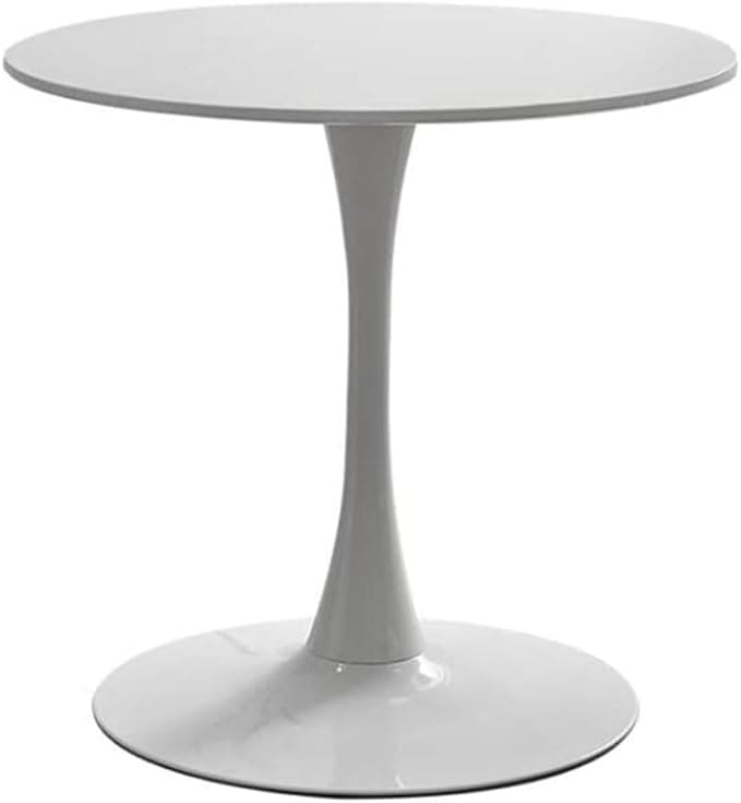 HFFAIWM Modern Runden Weißer Top-Tisch