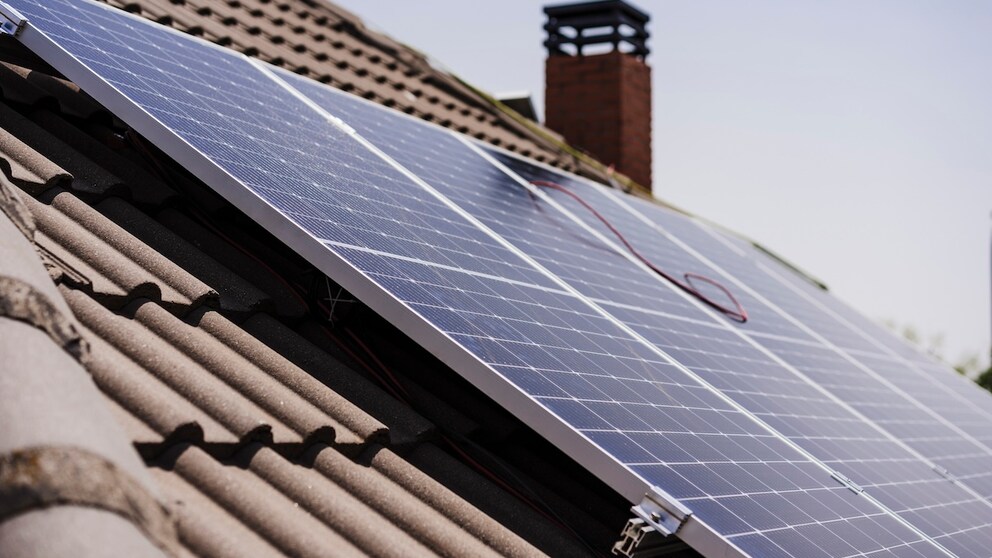Solaranlage auf dem Dach