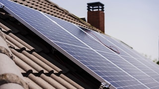 Solaranlage auf dem Dach