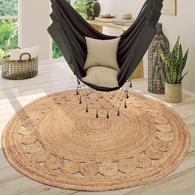 PACO HOME Jute Boho Teppich