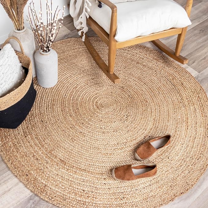FRAAI Jute Teppich Rund