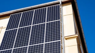 PV-Anlage an Fassade