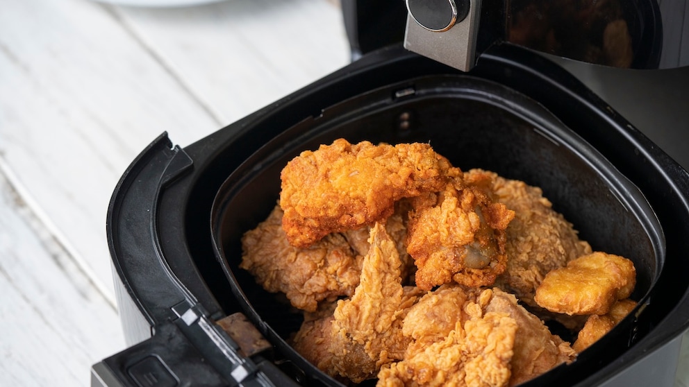 Airfryer mit Chicken