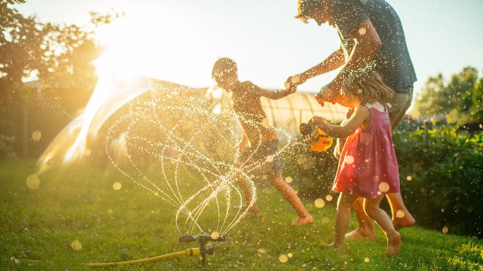 Wasserspiel Garten