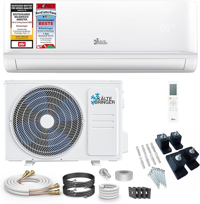 Kältebringer Split Klimaanlage Quick Connect