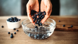 Heidelbeeren richtig waschen