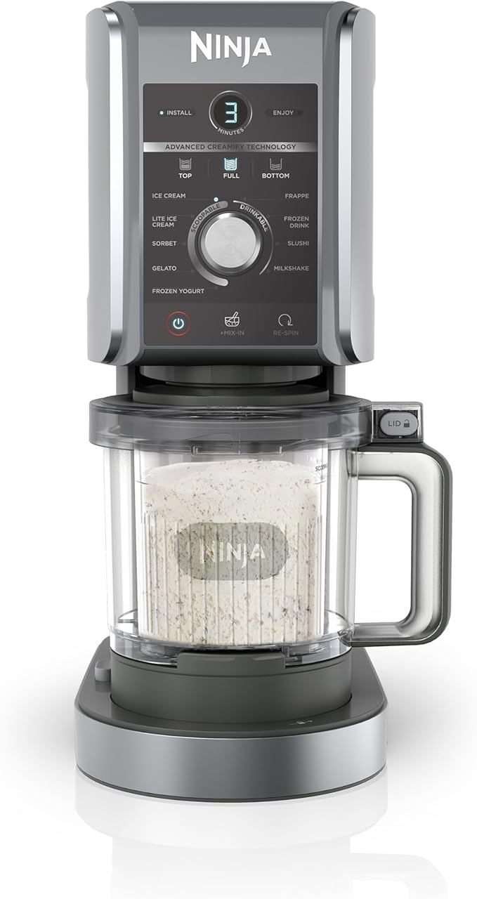 Ninja CREAMi Deluxe Eis-und Eisgetränkmaschine