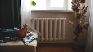 Sofa oder Vorhang vor der Heizung mindern die Wärmeleistung der Heizung deutlich