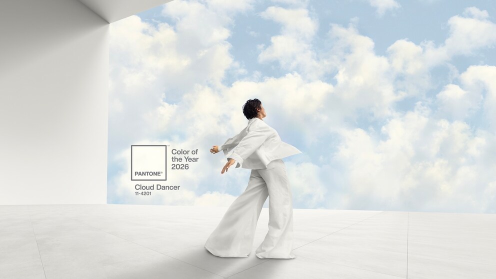 „Cloud Dancer“ ist die Pantone-Farbe des Jahres 2026