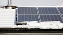 Solaranlage Schnee