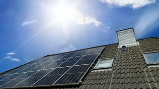 Solaranlage auf Hausdach