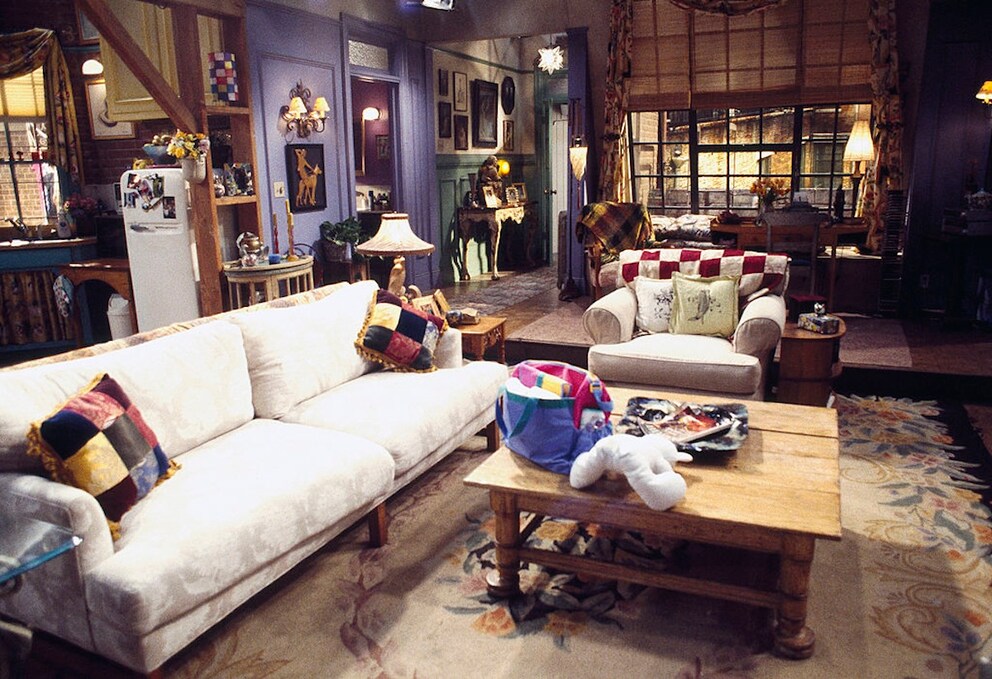 The living room is one of the central settings in the series