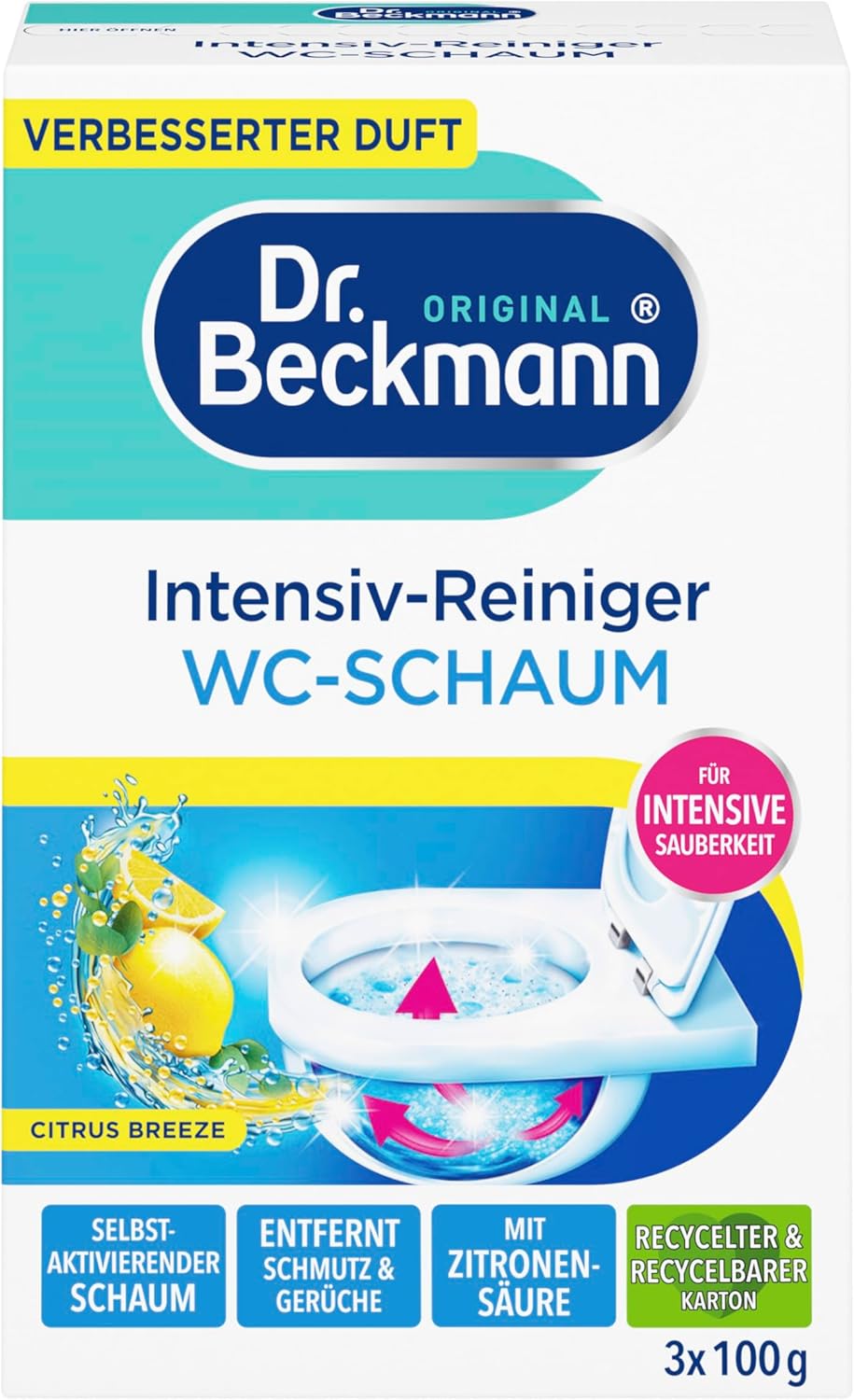Dr. Beckmann Intensiv-Reiniger Wc-Schaum
