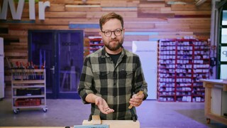 Nagel mit Gabel entfernen