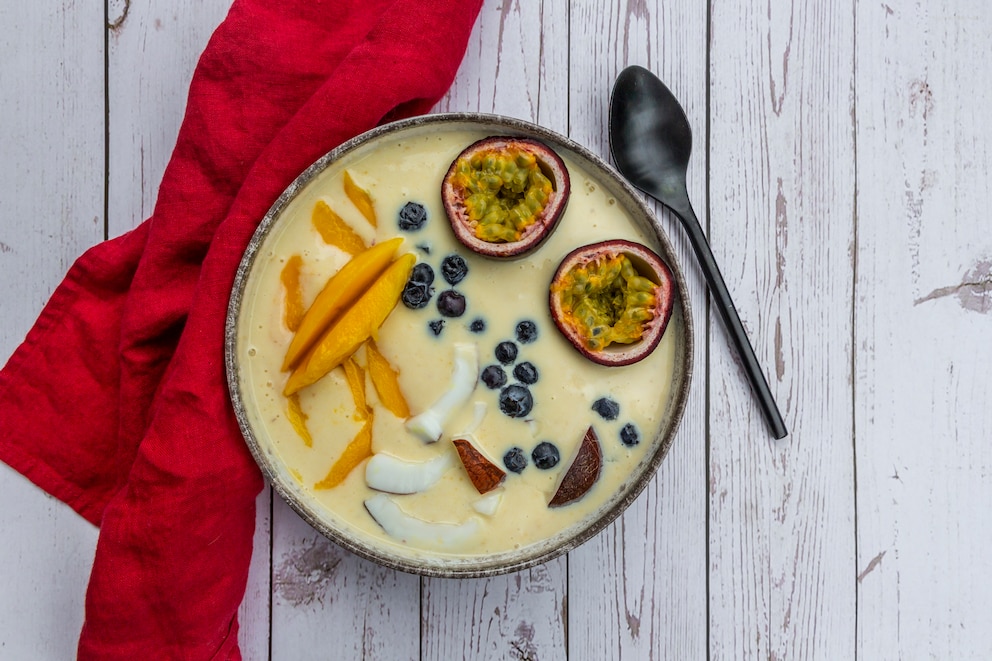 Aufgrund ihrer S&uuml;&szlig;e wird die Passionsfrucht oft als Snack zum Fr&uuml;hst&uuml;ck oder f&uuml;r Dressings bei Salaten oder Porridges verwendet.