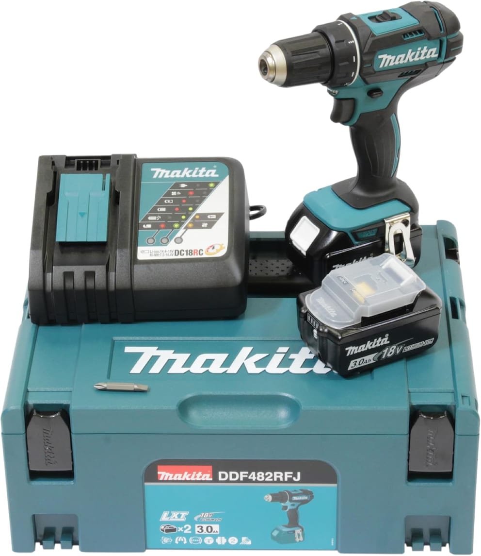 Makita DDF482RFJ Akku-Bohrschrauber 18V