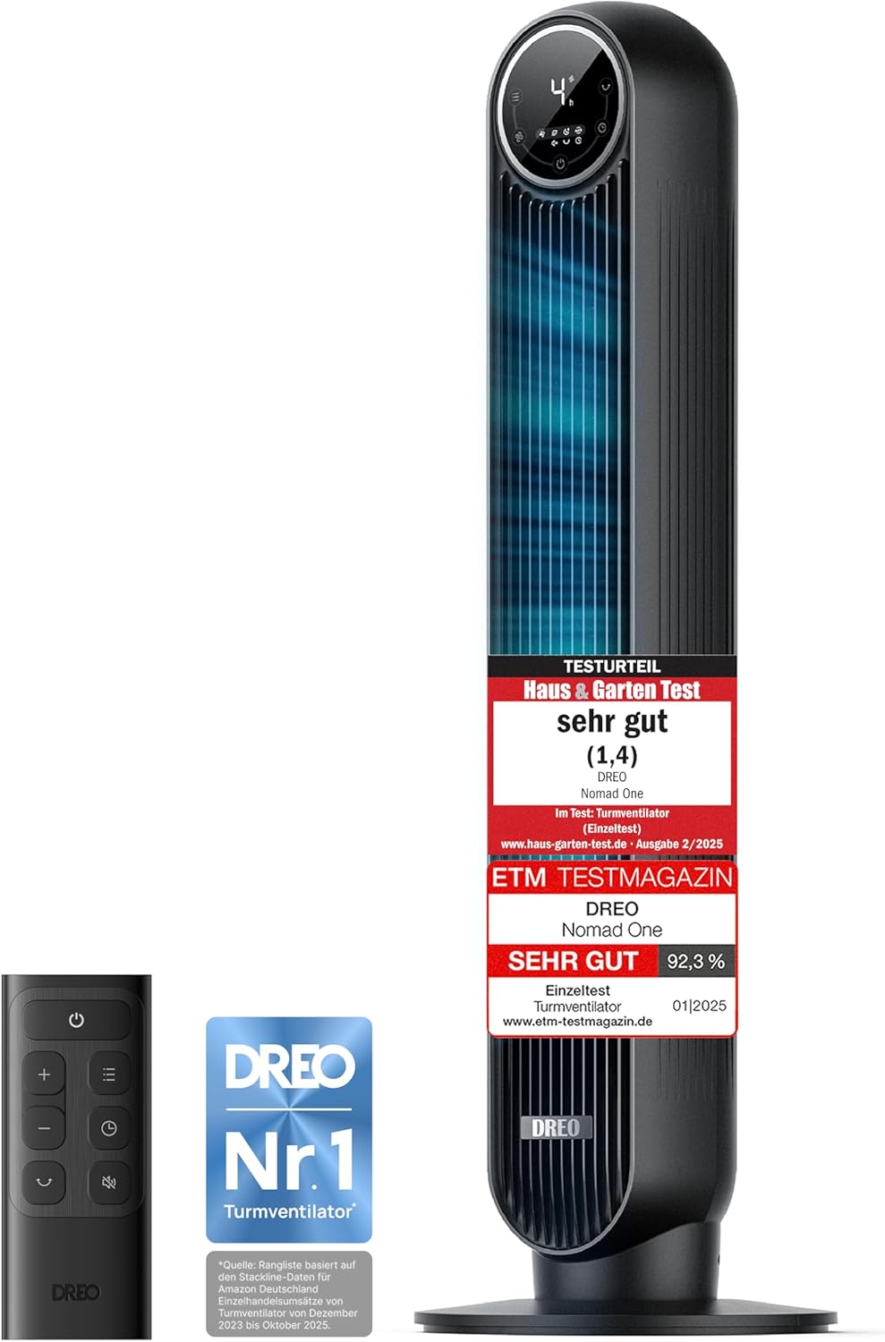 DREO Leiser Turmventilator
