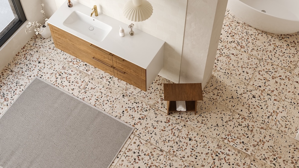 Travertin Marmor Terrazzo