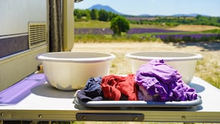 Wäsche im Urlaub waschen kann manchmal zum Hindernis werden