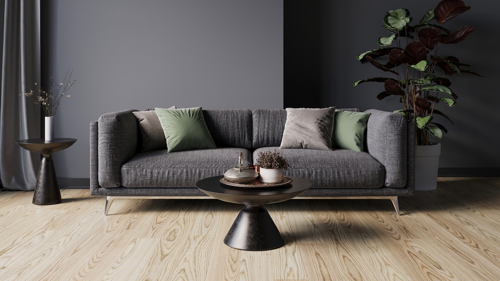 Einrichtung im dunklen Stil