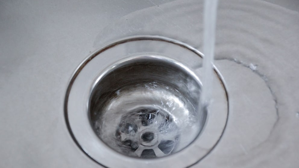 Abfluss kochendes Wasser