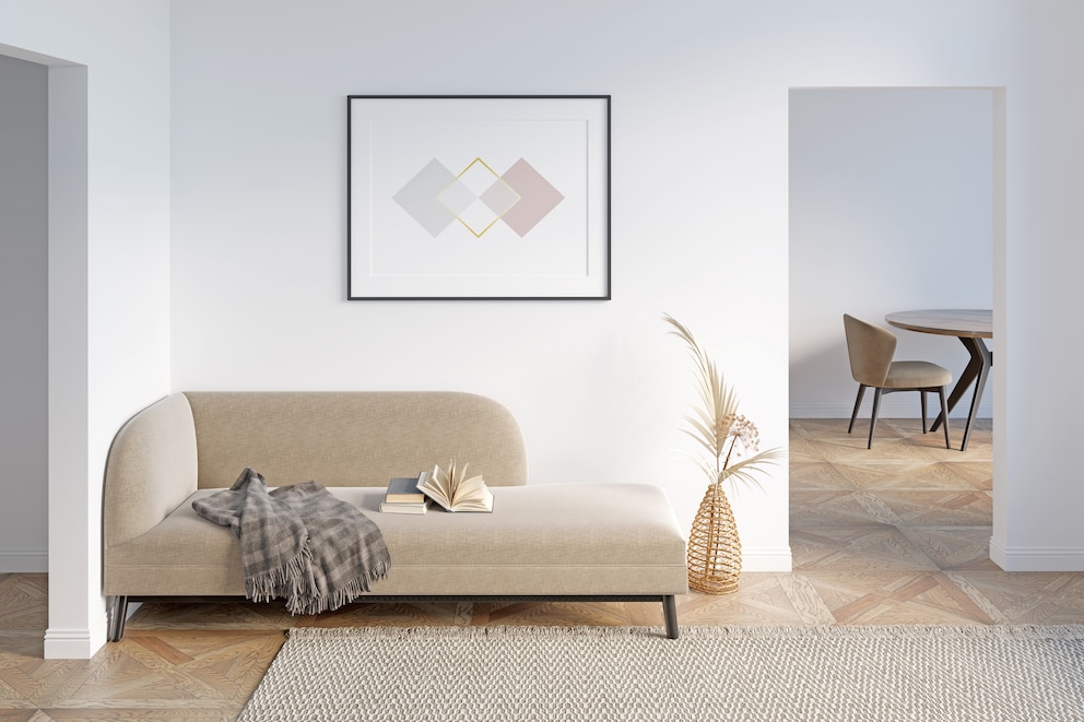 Aufgrund des eher auff&auml;lligen und weniger bequemen Designs eignet sich die Chaiselongue eher f&uuml;r andere R&auml;ume