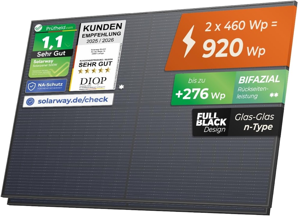 Solarway 460W Solarpanel