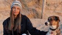 Laura Wontorra und Hund