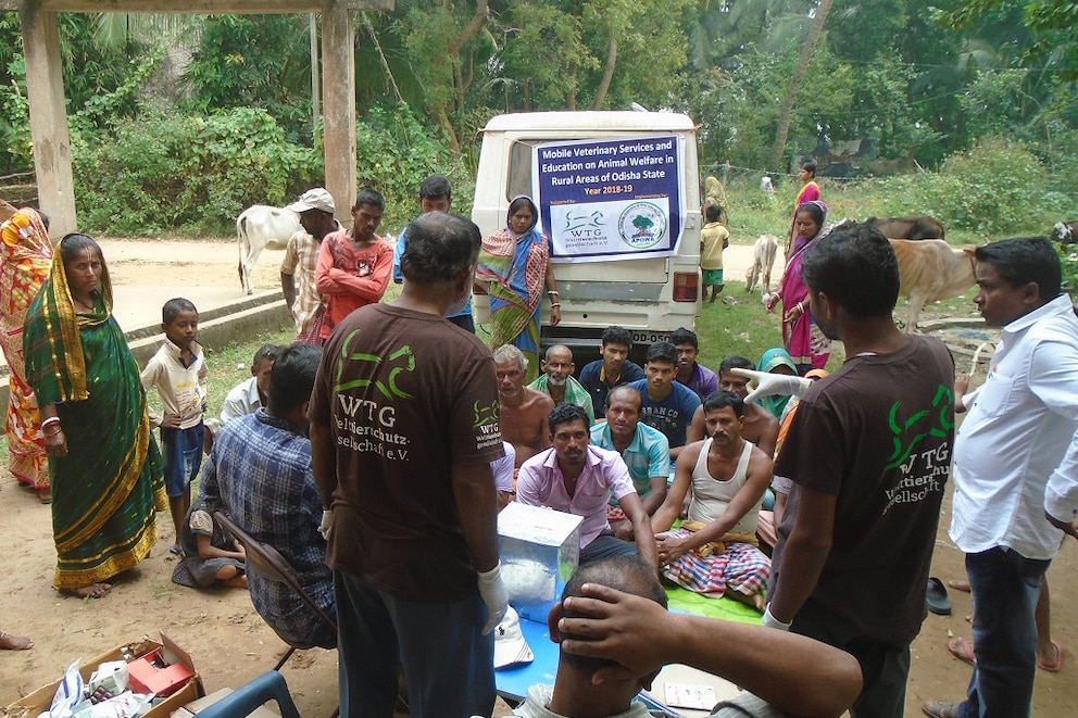 Welttierschutzgesellschaft vor Ort in Indien