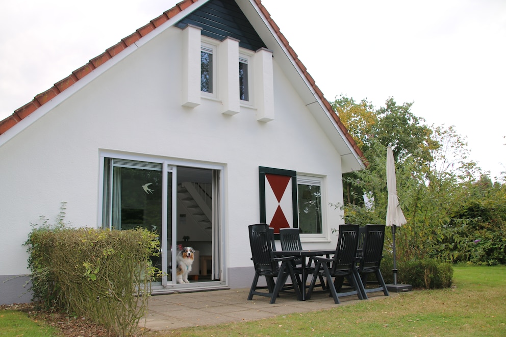 PETBOOK-Autorin Manuela Lieflaender und ihr Hund Elvis konnten im Urlaub endlich mal relaxen
