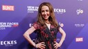 Anastasia Zampounidis kommt auf dem roten Teppich vor der Verleihung des "Bunte New Faces Award Music 2024".