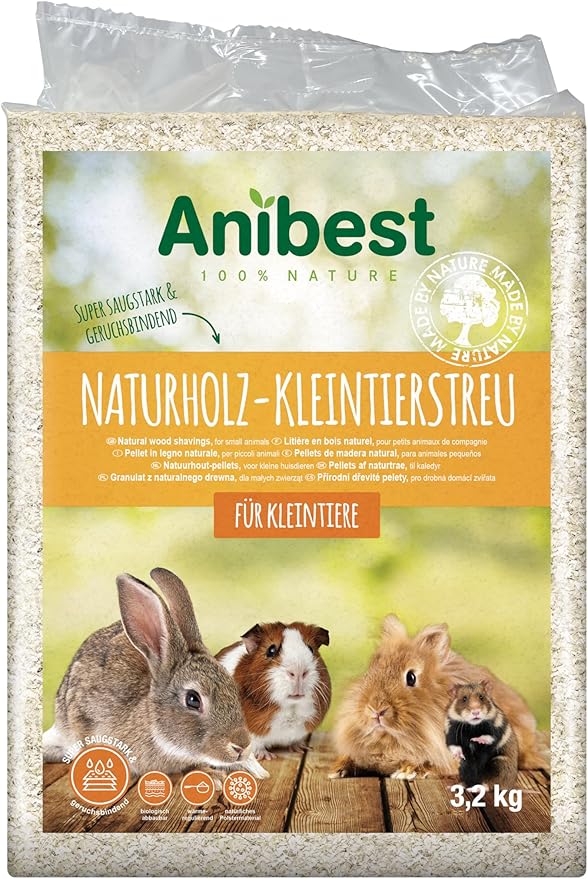 Anibest Kleintierstreu - 100 % natürlich