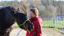 Manuela Lieflaender mit Pferd