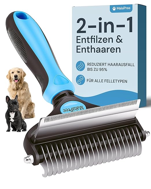 MalsiPree 2-in-1 Enthaarungsbürste