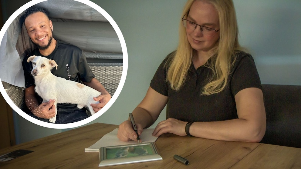Ein Tiermedium hat mit Paco, dem Hund von PETBOOK-Redakteur Dennis Agyemang, Kontakt aufgenommen