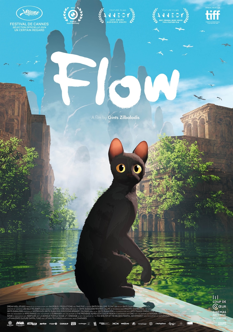 Movie poster for 'Flow'