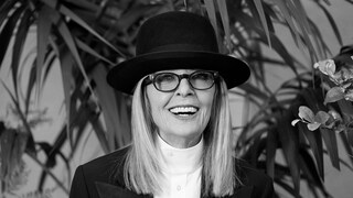Diane Keaton (schwarz-weiß)