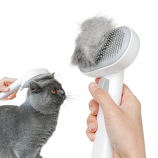 aumuca Katzenb&uuml;rste f&uuml;r Langhaar und Kurzhaar
