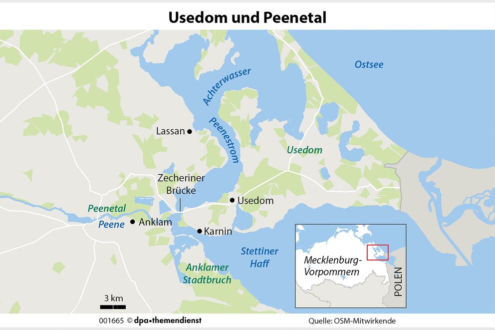 Usedom and Peene Valley