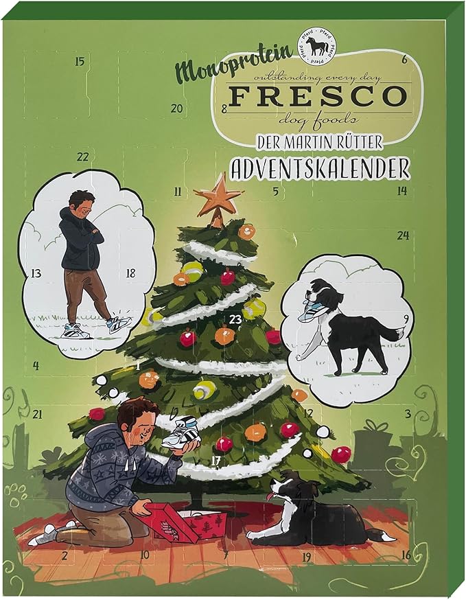 FRESCO Dog Martin R&uuml;tter Adventskalender f&uuml;r Hunde 2025