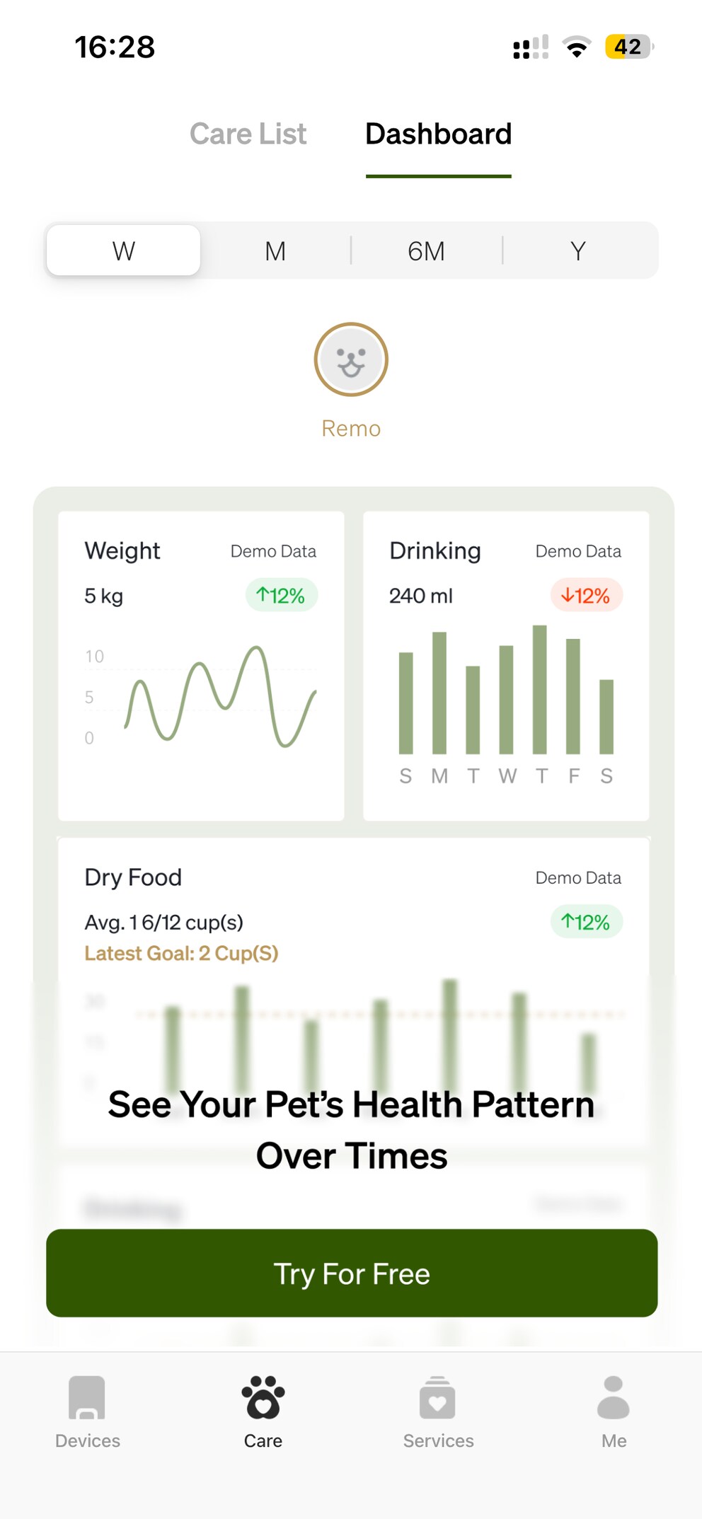 Petlibro app screenshot