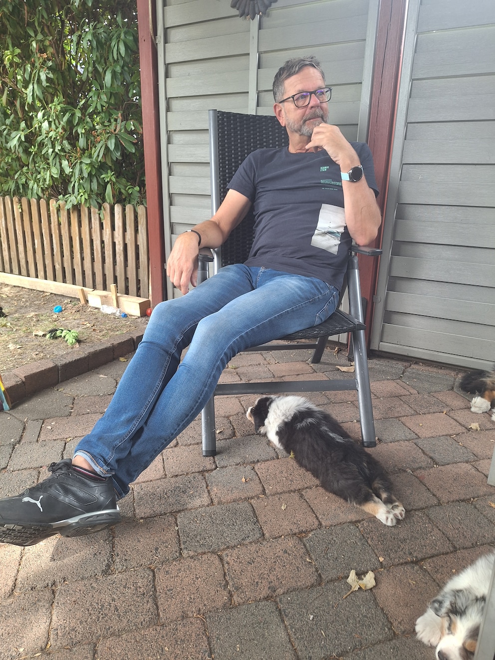 Volker mit Wlepe Ozzy